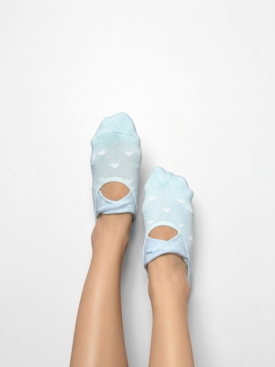 PIROUETTE GRIP SOCKS - CLOUD