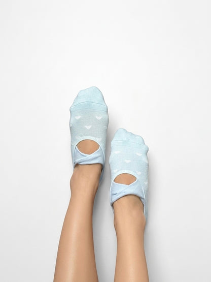 PIROUETTE GRIP SOCKS - CLOUD
